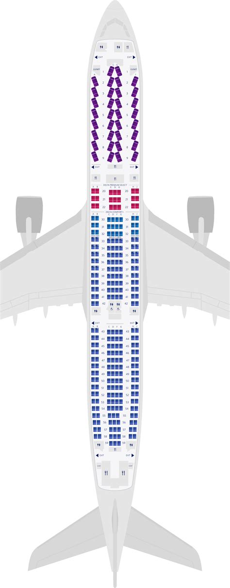 a330 300 seating plan|Delta Airlines Airbus A330.